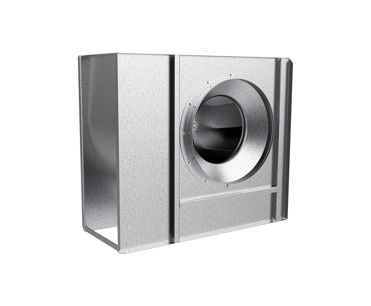 Metallische Maschine mit großem Ventilator, ideal für industrielle Anwendungen oder zur Luftzirkulation